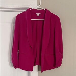 Bar III Women's Pink Open Front Blazer